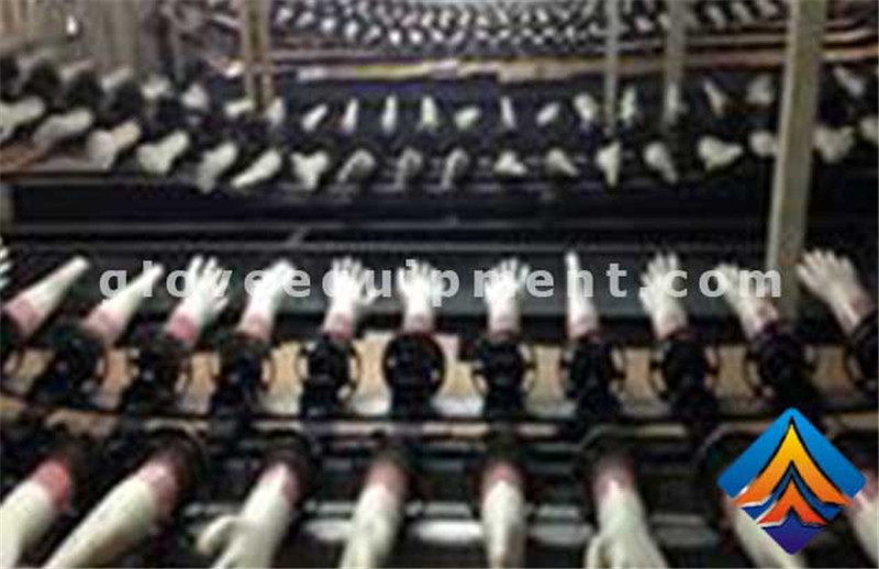 PVC gloves production line equipment process