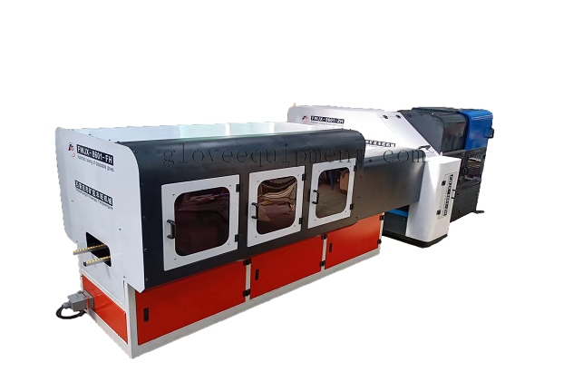 Disposable glove packing machine