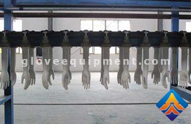 Household glove production line