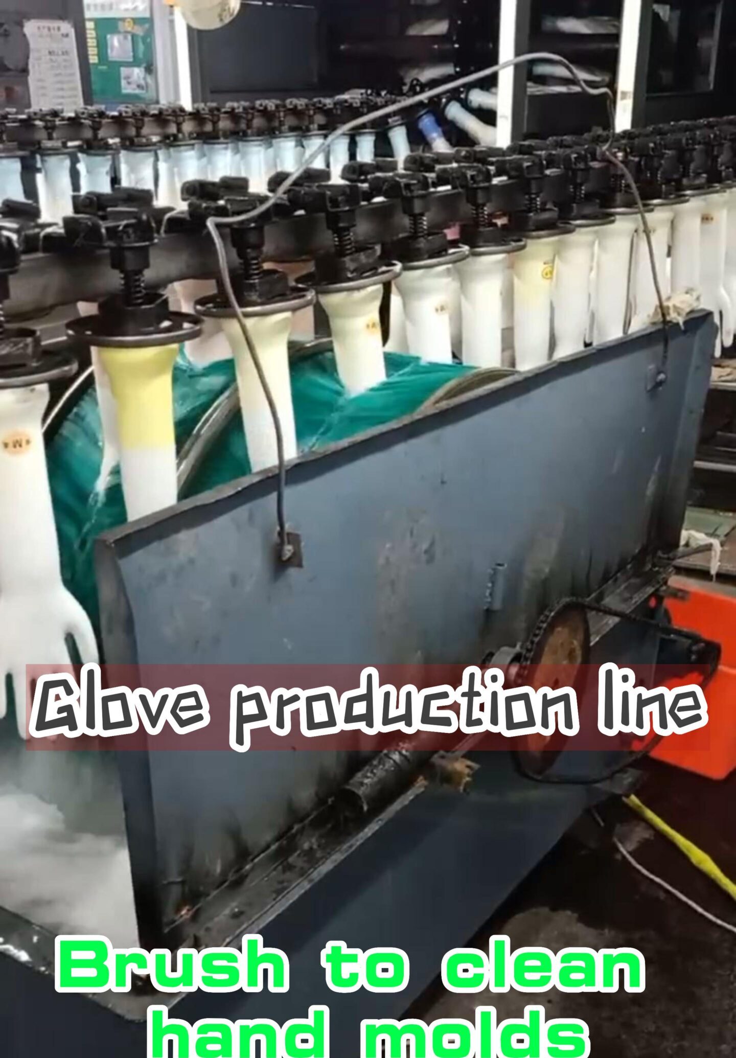 glove former cleaning system