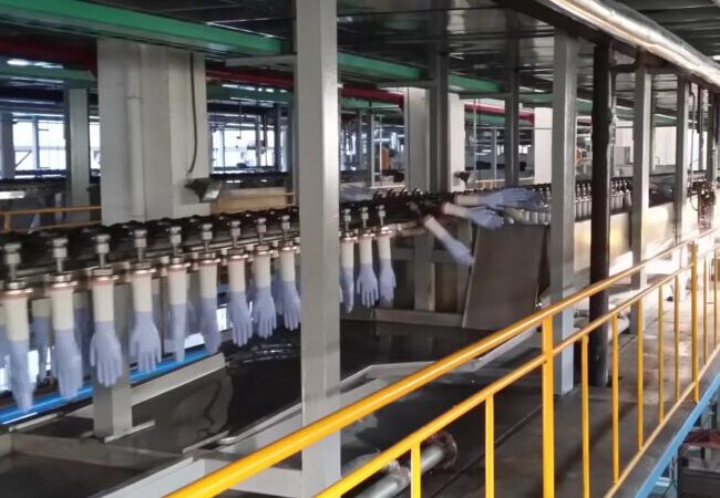 nitrile glove manufacturing machine