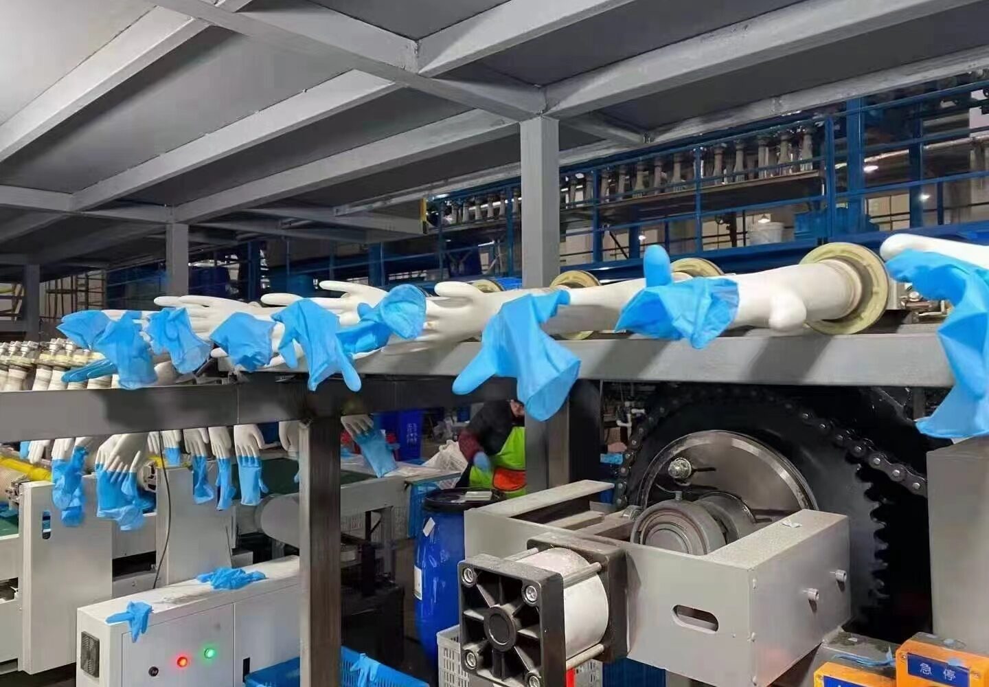 nitrile glove production line