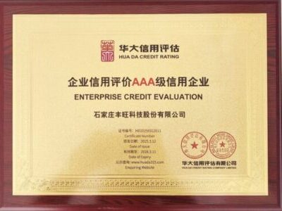 Enterprise credit rating AAA level